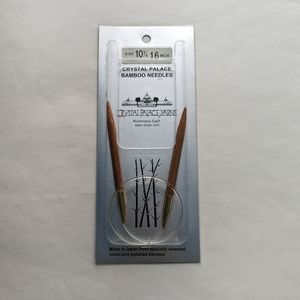 10.75 - 16" Crystal Palace NW size 10.75 / 7 mm circular needles bamboo 16" long